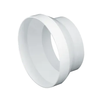 Ventilační potrubí Den Braven Redukce kulatých kanálů Ø 150 / 125 mm bílá