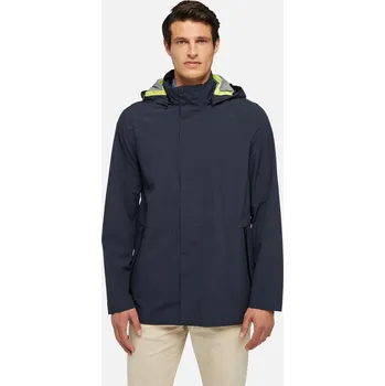 Tmavě modrá pánská bunda Geox Calgary - Pánské GEOX šedá 2923839