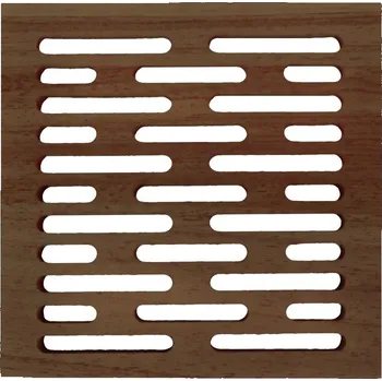 Větrací mřížka Dřevěná ventilační mřížka 150x150mm, červený cedr
