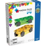 Magna-Tiles Cars Podvozky 2 dílná zelená/žlutá