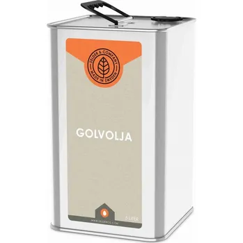 Olej na dřevo lněný podlahový olej - Golvolja 5 l