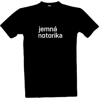Tričko s potiskem jemná notorika negativ pánské