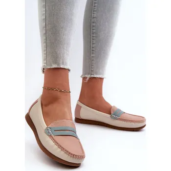 Dámské mokasíny EVENTO Dámské mokasíny z eko kůže Vikitara Barva: Růžová, Velikost: 39