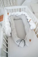 Hnízdečko pro miminko BeeMy Hnízdečko pro miminko DELUXE LIGHT GREY No.2