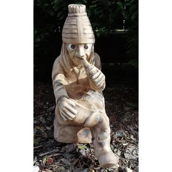 Zahradní dekorace Makra Keramický vodník Rozměr: 44 x 19 cm