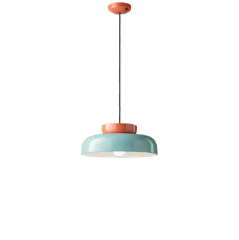 Ferroluce Závěsné svítidlo MARACANA', ∅ 37 cm, v. 15 cm, 1xE27 Barva: Modro-červená