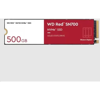 Interní pevný disk WD RED SSD NVMe 500GB PCIe SN700, Geb3 8GB/s, (R:3430/W:2600 MB/s) TBW 1000