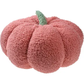Dekorativní polštářek Růžový dekorační polštář ve tvaru dýně Pumpkin - Ø 28*18 cm