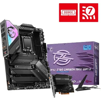 Základní deska MSI MB Sc LGA1700 MPG Z790 CARBON MAX WIFI II, Intel Z790, 4xDDR5, 1xHDMI, WI-FI