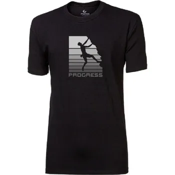 Pánské oblečení triko krátké pánské Progress BARBAR BOULDER černé (triko krátké pánské Progress BARBAR BOULDER černé)