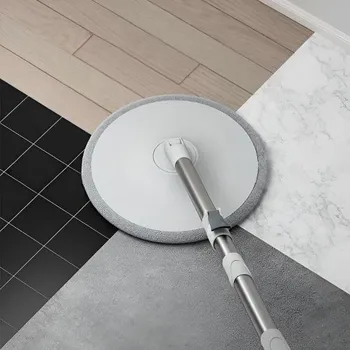 mop Kulatý mop na čištění podlah s kýblem na vodu (128 cm), 17954