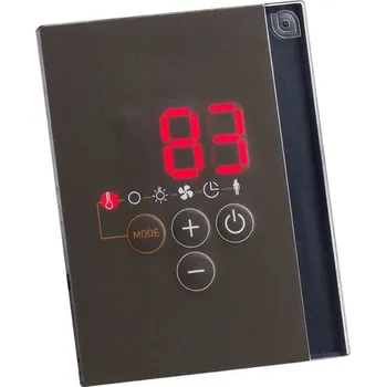 Ovládací panel regulace SENTIOTEC Professional D2i, černá