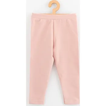 Dívčí legíny Dětské legíny z teplákoviny New Baby Kindergarten light pink, 128/134, Růžová
