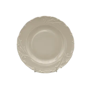 Talíř Moritz Zdekauer, Talíř mělký Liana 21cm, slonová kost
