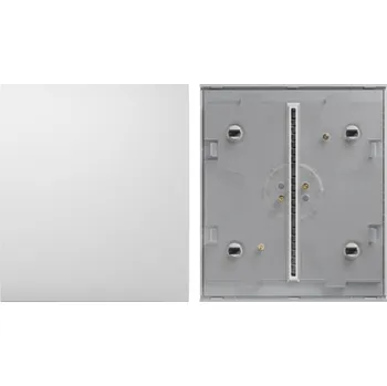 Centrální jednotka pro chytrou domácnost Ajax CenterButton (1-gang/2-way) - Středové tlačítko, bílá