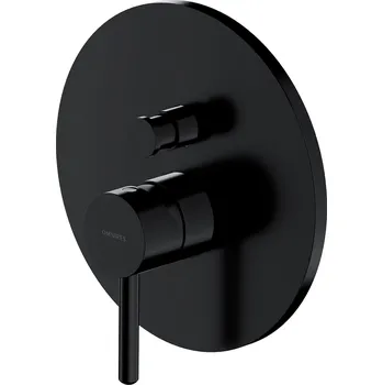 Vodovodní baterie Omnires Y vanová baterie pod omítku černá Y1235BL