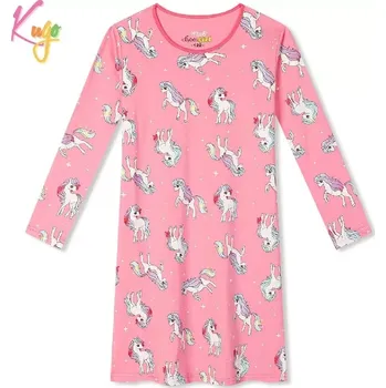 Dívčí noční košile dl.r. Kugo MC5856, světle růžová