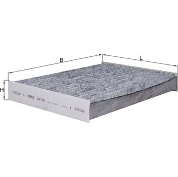 Kabinový filtr Filtr, vzduch v interiéru MAHLE LAK 891
