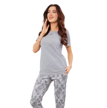 Dámské pyžamo Dámské krátké pyžamo Italian Fashion Ibena Šedé XXXL Šedá