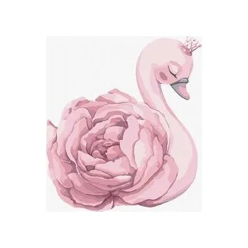 Set školních potřeb Malowanie po numerach - Księżniczka Łabędź 30x30cm (pl, 2000, Ideyka)