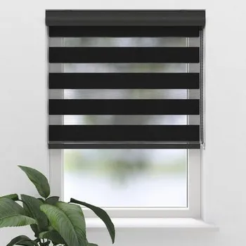 Roleta Den a Noc Soluna D-R3 černá se sladěnou mechanikou 140x175 cm