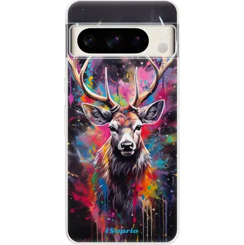 Pouzdro na mobilní telefon Odolné silikonové pouzdro iSaprio - Abstract Deer - Google Pixel 8 Pro