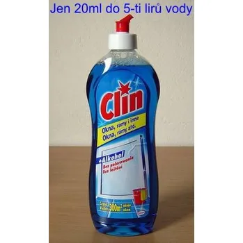 Čisticí prostředek na okna Čistič oken CLIN (sklo,rámy,dřevo,auta) 500ml s rozpašovačem