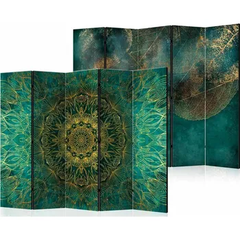 Paraván Fabulo Paraván Fabulo 5-dílný 225 x 172 cm Zlatá mandala / Zlaté listy
