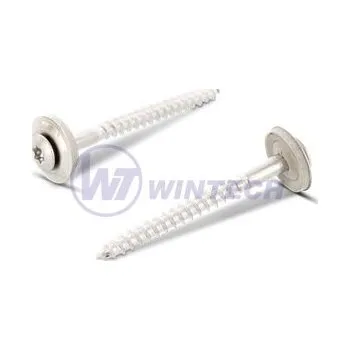 Šroub Klemp.šroub + EPDM, Torx 4,5 x 70 A2 Balení: 200 ks SIBAK45070AA7K