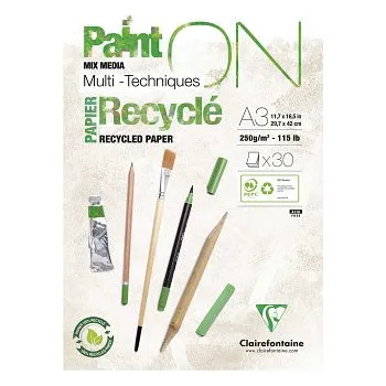 Blok Recyklovaný mixed media blok PaintON A3 250g (Recyklovaný mixed media blok PaintON A3 250g)