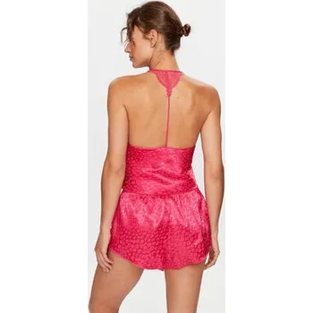 Dámské pyžamo Hunkemöller Pyžamový top Cami 203225 Růžová Comfortable Fit XL