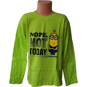 Eplusm Chlapecké tričko MIMONI dlouhý rukáv zelené Barva: Zelená, Velikost: 116