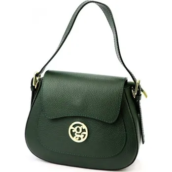 Kabelka Kožená kabelka Gregorio 1741 DOLLARO - tmavozelený