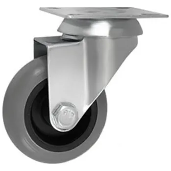 Pojezdové kolečko Nábytkové polyuretanové kolečko 50 mm v otočné vidlici ZABI