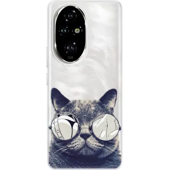 Pouzdro na mobilní telefon Odolné silikonové pouzdro iSaprio - Crazy Cat 01 - Honor 200 Pro