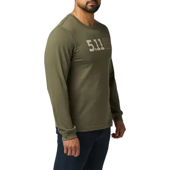 Pánské oblečení Triko 5.11 Scope L/S - Ranger Green M