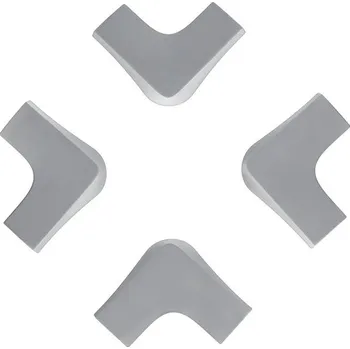 Dětská zábrana Zopa Gumová ochrana rohů Grey XL 4 ks