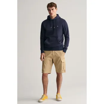 Pánské kraťasy ŠORTKY GANT RELAXED TWILL CARGO SHORTS DARK KHAKI