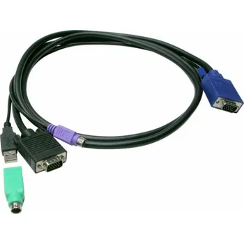Datový kabel LevelOne KVM kabel ACC-3201 USB+PS/2 1,80 m