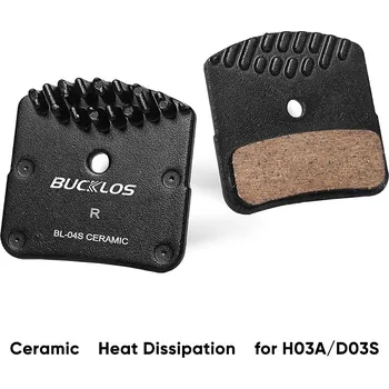 Brzda na kolo Bucklos Brzdové destičky s chladičem pro Shimano Zee