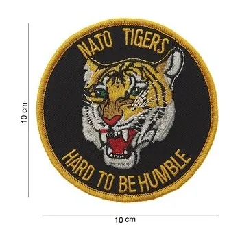 Nášivka Nášivka textilní 101 Inc Nato Tigers Hard to be Humble - barevná