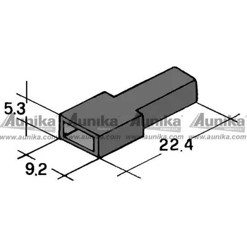 Auto elektroinstalace Kryt dutinky 6,3mm cerny 428982 N