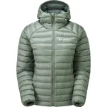 Montane FEM ANTI-FREEZE HOODIE-PALE SAGE-UK10/S dámská bunda šedozelená