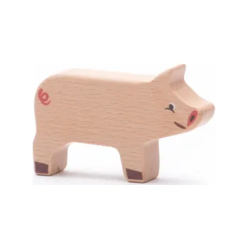 Dřevěná hračka Bajo Venkovská farma - prasátko