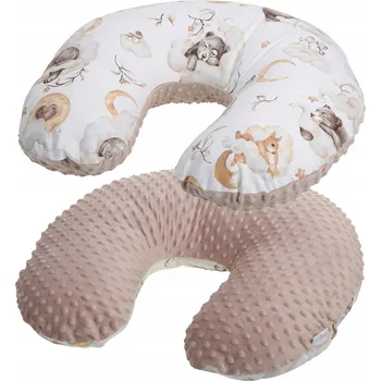 Povlak na polštářek POVLAK NA ROHLÍK MINKY NA KOJENÍ XXL BABYMAM