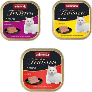 Krmivo pro kočku 36x100 animonda vom Feinsten Senior - míchané balení