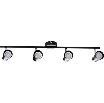 Svítidlo KANLUX Svítidlo ENALI EL-4I B 220-240V 4x max 10W GU10 PAR16 50Hz přisazené 4 bodové IP20 černá 28769