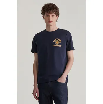 TRIČKO GANT CREST GRAPHIC TSHIRT EVENING BLUE