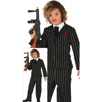 Karnevalový kostým Guirca Detský kostým - Gangster Velikost - děti: L: 129-137 cm