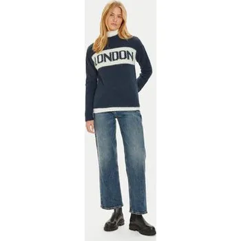 Dámské oblečení Pepe Jeans Svetr Hilda PL702227 Tmavomodrá Regular Fit M